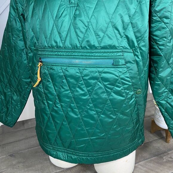 Polo Ralph Lauren Green Quilted Anorak Hooded Jacket Size S NWT 298$ - Picture 7 of 13
